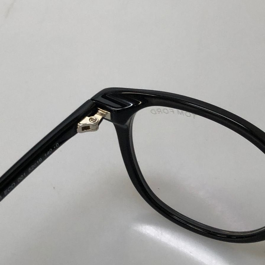 トムフォード  メガネ サングラス   TF 6102-D-B ECO 001 52□19 ブラック TOM FORD【AFB52】