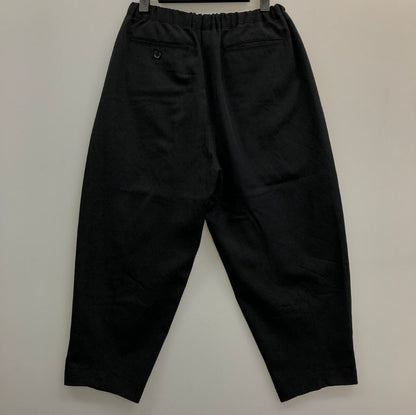 コムデギャルソン レディース クロップドパンツ ウエストゴム RE-P007 AD2019 日本製 サイズXS ブラック COMME des GARCONS 【AFB44】