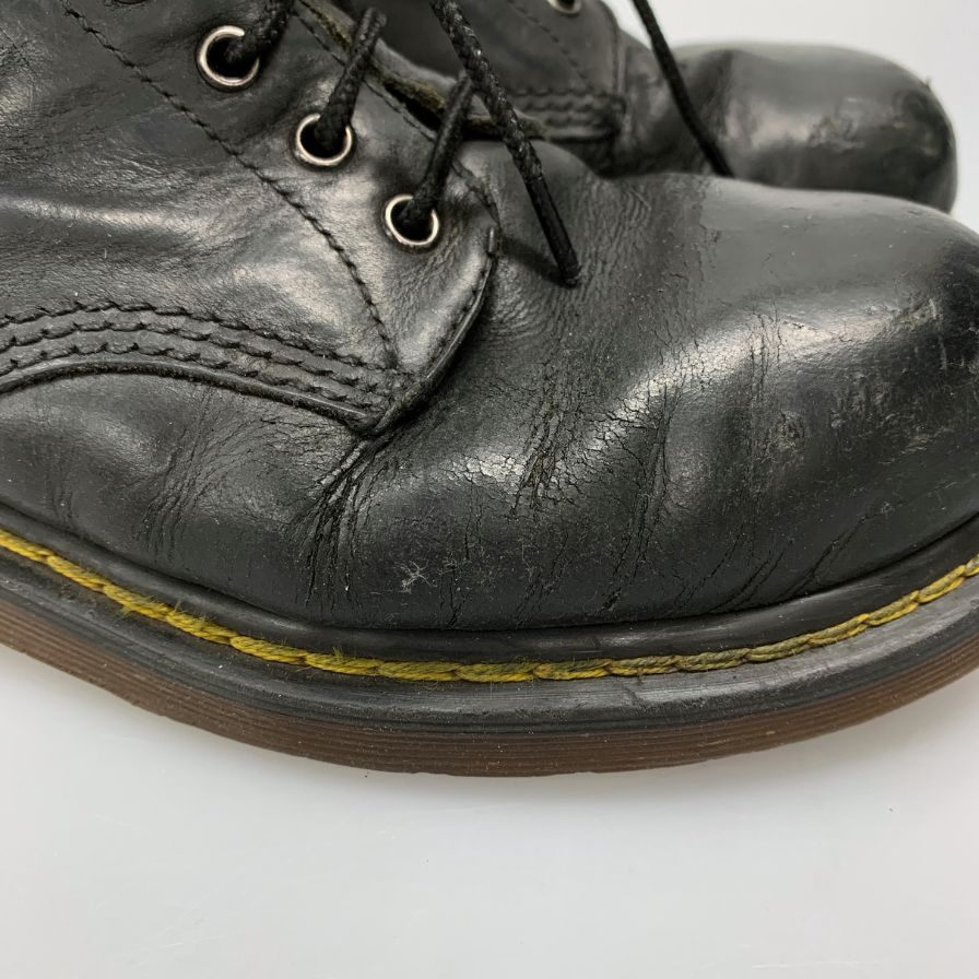 ドクターマーチン 10ホール ブーツ スチールトゥ サイズ9 メンズ Dr.Martens 約28.0cm【AFC41】