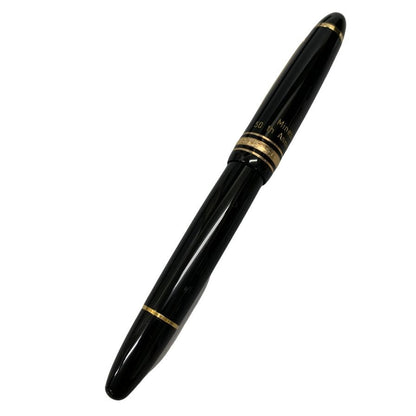 新品同様◆モンブラン 万年筆 マイスターシュテュック 4810 ペン先14K ブラック ゴールド MONTBLANC MEISTERSTUCK【AFI18】