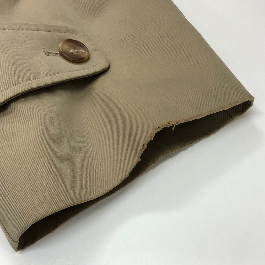 中古◆アクアスキュータム バルカラーコート 70年 ヴィンテージ イングランド製 ライナー付き ベージュ メンズ サイズ表記なし Aquascutum 【AFA2】