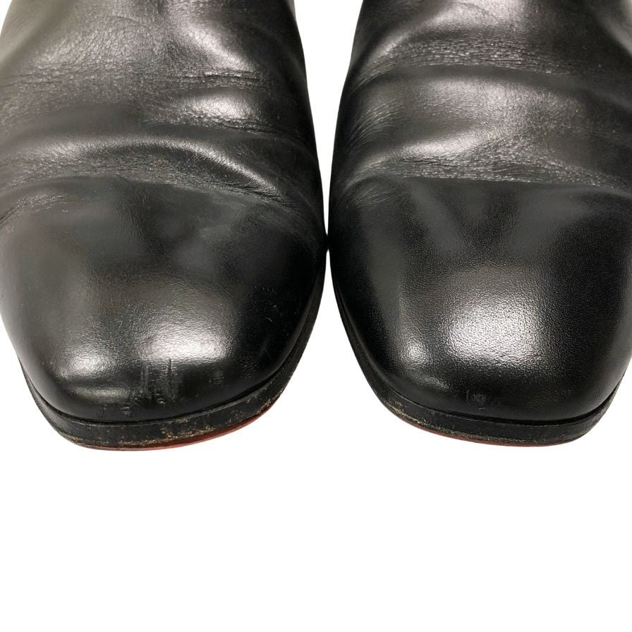 クリスチャンルブタン サイドゴアブーツ スタッズ ブラック レディース サイズ37.5 Christian Louboutin 約24.0cm【AFC41】