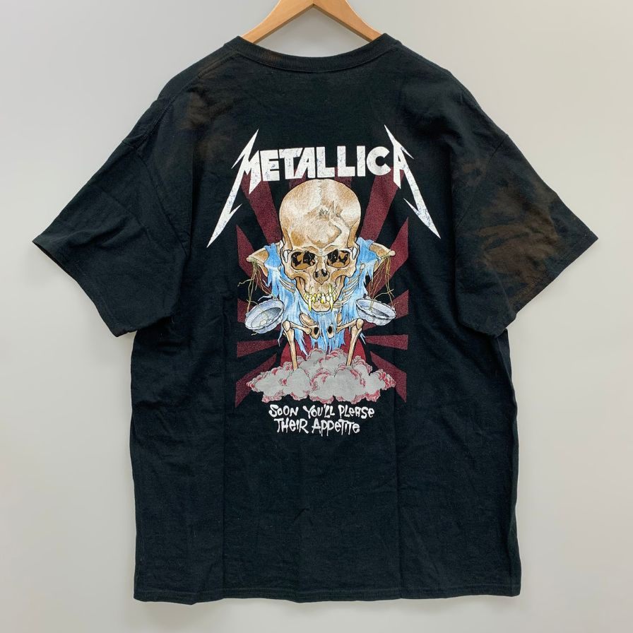 USA製 メタリカ LLICA bootleg tee Tシャツ 古着 メタリカ Tシャツ Lサイズ ブラック USA製 90s ジャイアント