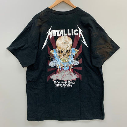 中古◆メタリカ Tシャツ Their Money Tips Her Scales Again メンズ ブラック サイズXL METALLICA 【AFB3】