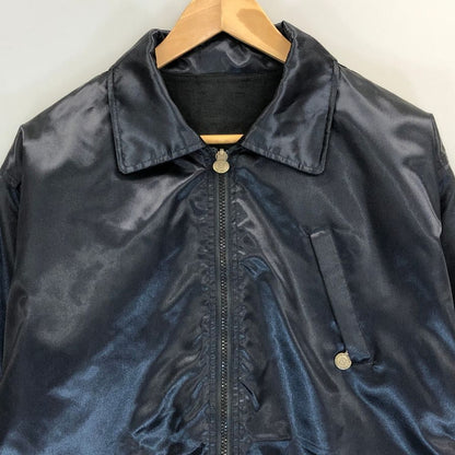 美品◆フェンディ ジーンズ リバーシブルブルゾン ズッカ柄 ブラック メンズ サイズ表記なし FENDI JEANS 【AFA6】