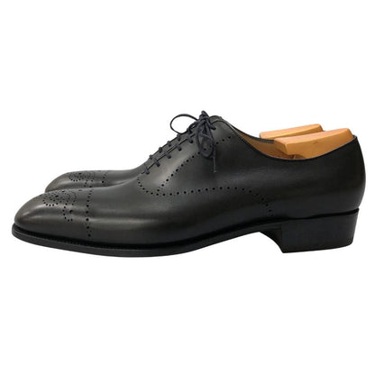 ジェイエムウエストン レザーシューズ 547 ホールカット パンチド ブラック メンズ サイズ9.5 J.M.WESTON ビジネスシューズ 約28.0cm【LA】【中古】