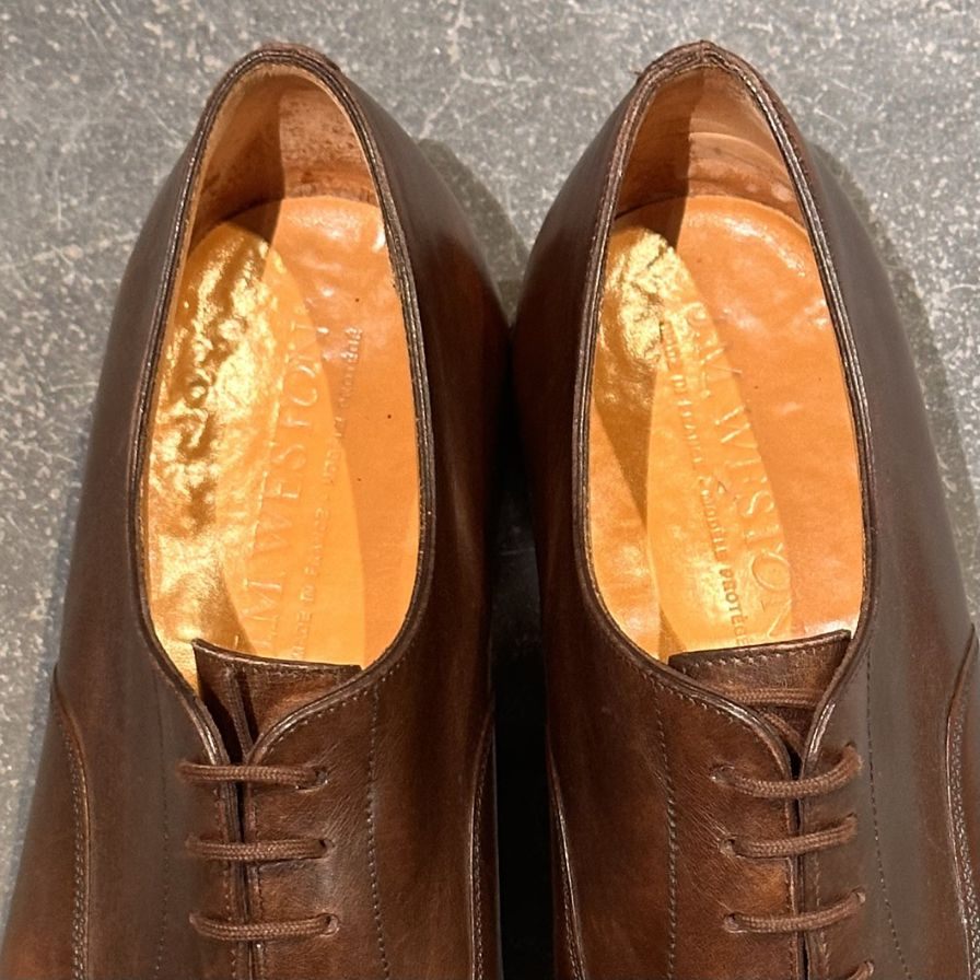 ジェイエムウエストン 300 ストレートチップ ブラウン サイズUK5.5E  メンズ J M Weston ビジネスシューズ 約24.0cm【LA】【中古】