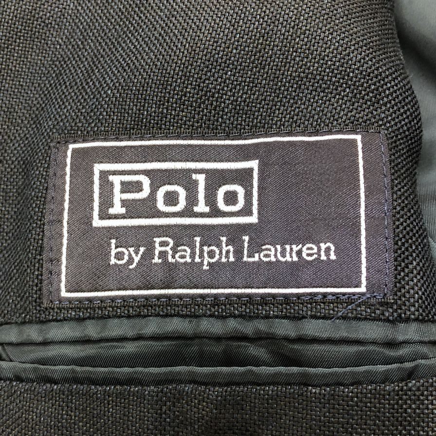 美品◆ポロ ラルフローレン テーラードジャケット 段返り3B ネイビー サイズA6 Polo Ralph Lauren 【AFB14】