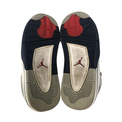 ナイキ スニーカー エアジョーダン 4 レトロ 27cm ホワイト系 DH6927-140 NIKE AIR JORDAN4 RETRO Midnight Navy 約27.0cm【AFD17】