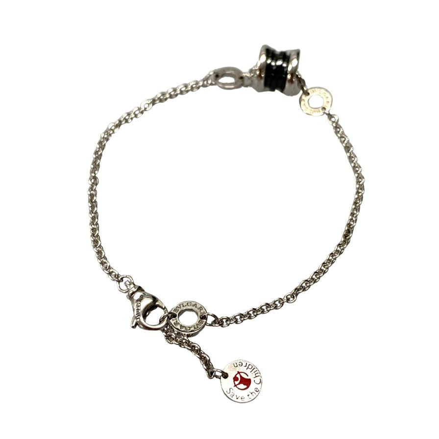 ブルガリブレスレット ビーゼロワン セーブザチルドレン シルバー 925×セラミック レディース BVLGARI B-ZERO1