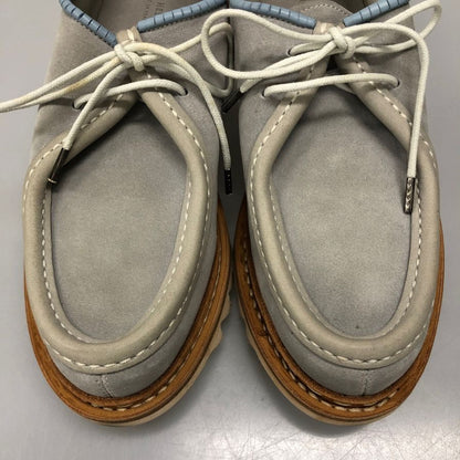 アトリエ エシュン モカシンシューズ ヌバック シャークソール ブルー メンズ サイズ8 ATELIERS HESCHUNG 約26.5cm【AFD13】