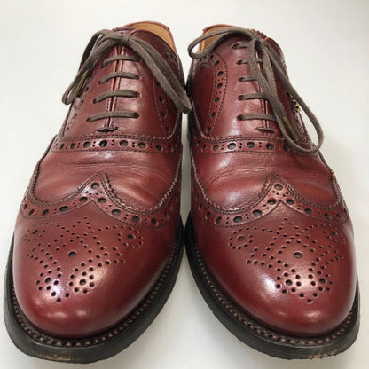スコッチグレイン 805 アノネイ クロムフリー革 ウイングチップ 23.5 3E ボルドー SCOTCH GRAIN 約23.5cm【AFD6】