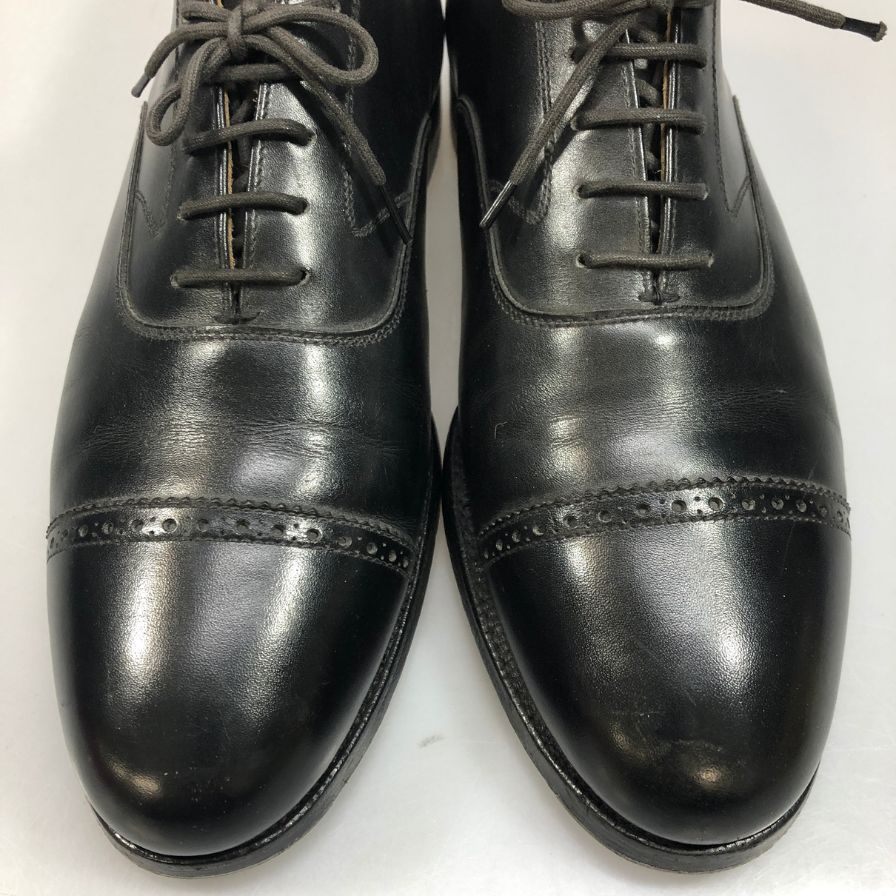 ブルックスブラザーズ パンチドキャップトゥ メンズ ブラック サイズ 7 Brooks Brothers 約25.0cm【AFC9】