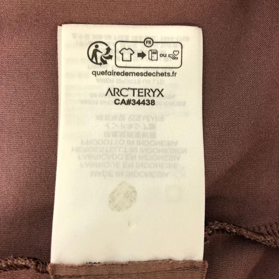 美品◆アークテリクス ドライポロシャツ メンズ M ブラウン系 ARCTERYX 【AFB38】