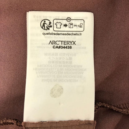 美品◆アークテリクス ドライポロシャツ メンズ M ブラウン系 ARCTERYX 【AFB38】