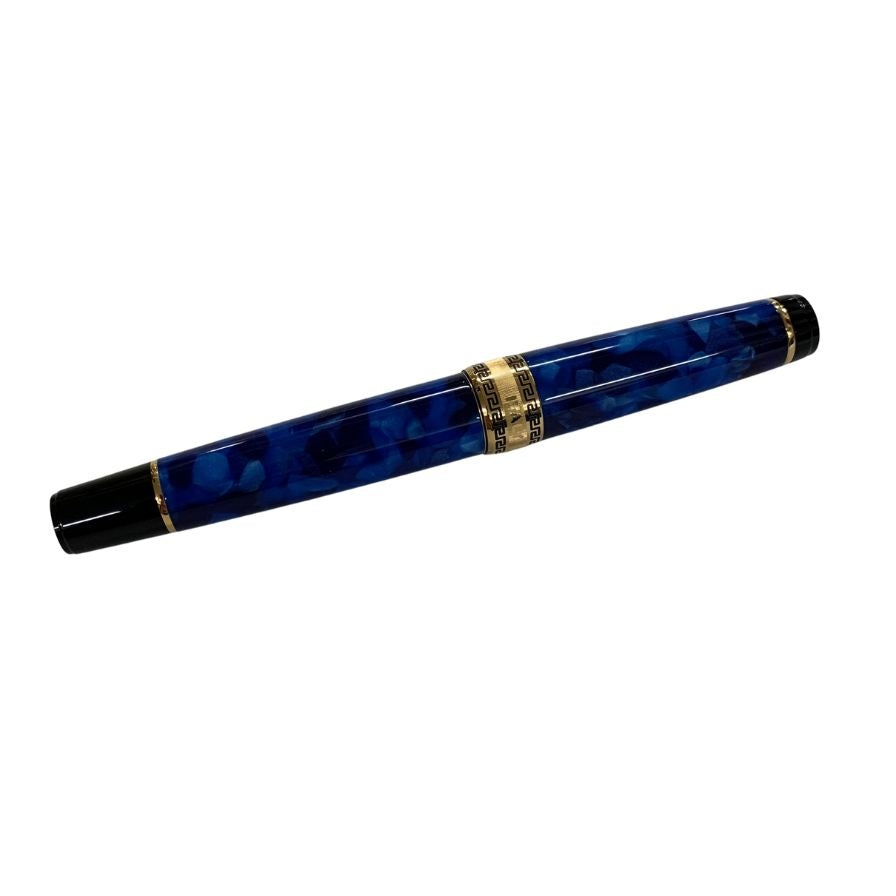 アウロラ 万年筆 オプティマ FP ブルー ペン先14K 585 F字 AURORA【AFI11】