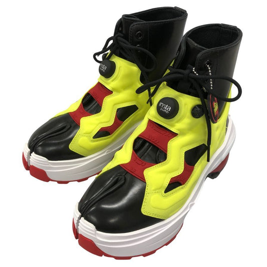 メゾンマルジェラ リーボック スニーカー Tabi Instapump Fury Hi S34WU0024 イエロー系 レディース サイズ41 Maison Margiela Reebok 約26.0cm【AFD8】