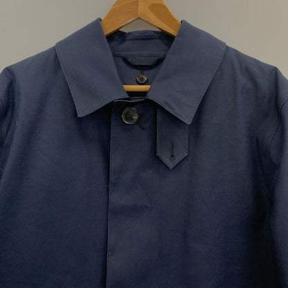 極美品◆マッキントッシュ ダンケルド ゴム引きコート サイズ38 メンズ ネイビー  MACKINTOSH 【AFA22】
