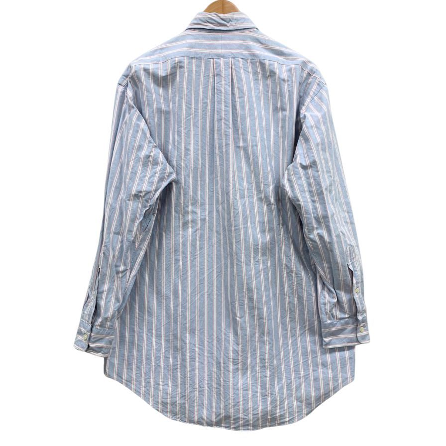 ラルフローレン 長袖シャツ ボタンダウン ストライプ ブルー系 メンズ サイズ15.5 Ralph Lauren【LA】