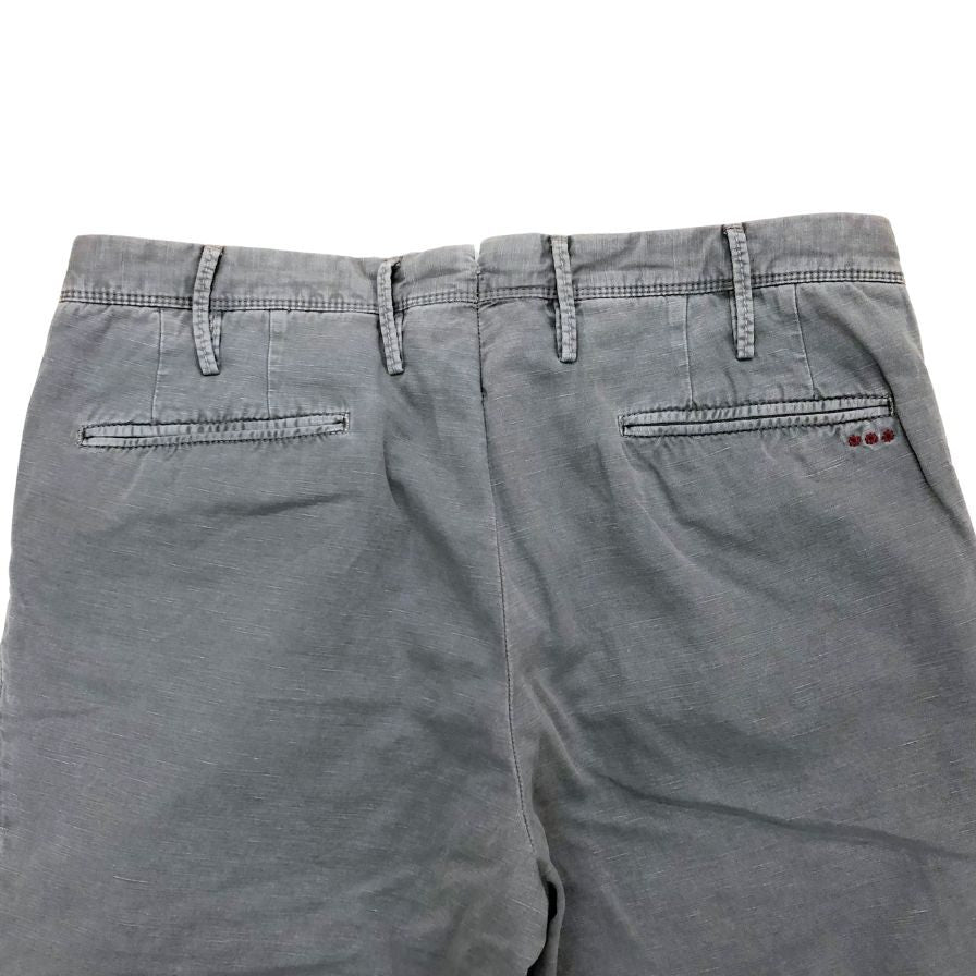 ピーティーゼロウーノ スラックス WORN OUT ELEGANCE グレー