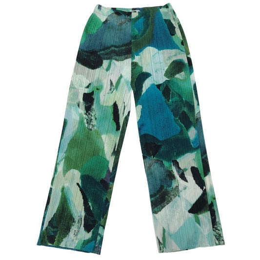 プリーツプリーズ クロップドパンツ PETAL WALTZ 総柄 サイズ4 PP21-JF704 PLEATS PLEASE ISSEY MIYAKE 【AFB10】