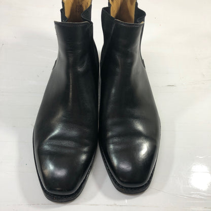 クロケット＆ジョーンズ CHELSEA サイドゴアブーツ カーフ ブラック サイズUK6.5E メンズ Crockett & Jones 約25.0cm【AFC50】