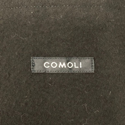 極美品◆コモリ 25AW コットンネルジャケット ブラック メンズ サイズ2 C03-01004 COMOLI 【AFB5】