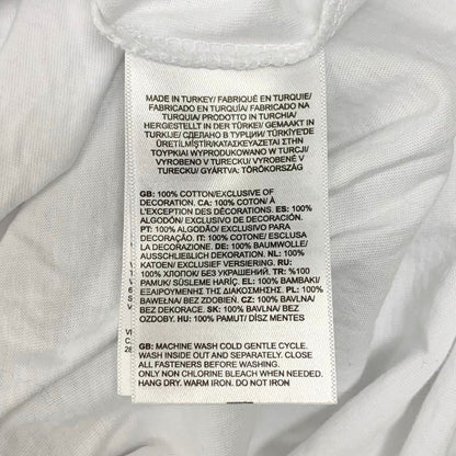 美品◆ザ ノースフェイス 半袖Tシャツ ロゴ ホワイト メンズ サイズL THE NORTH FACE 【AFB30】