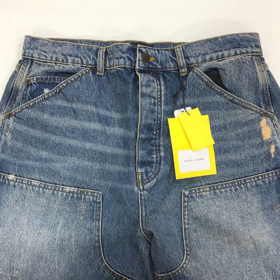 マークジェイコブス デニムパンツ ペインターパンツ サイズ32 インディゴ MARC JACOBS 【AFB28】