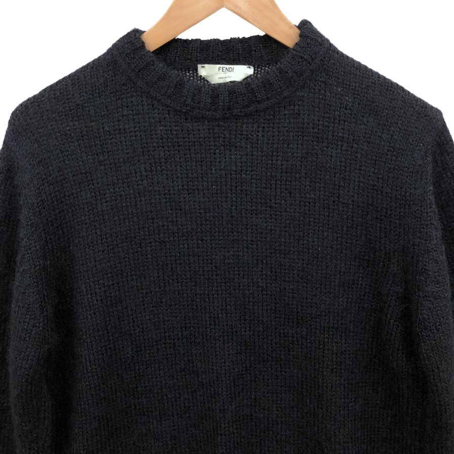 極美品◇フェンディ ニットセーター モヘヤ シルク混 メンズ