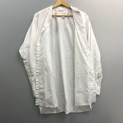 中古◆ユーゲン バンドカラー シャツ ホワイト メンズ サイズ4 HEUGN 【AFB2】