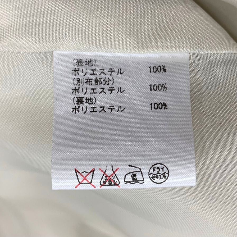 美品◆ダイアグラム グレースコンチネンタル ノースリーブワンピース 花柄 ホワイト系 レディース サイズ34 Diagram GRACE CONTINENTAL 【AFB6】