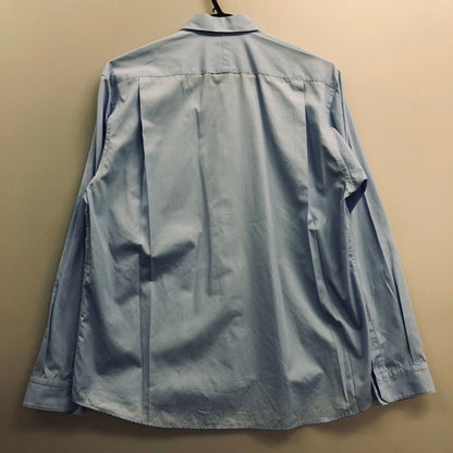 極美品◆トラディショナル ウェザーウェア 長袖シャツ サックスブルー メンズ サイズM Traditional Weatherwear 【AFF20】