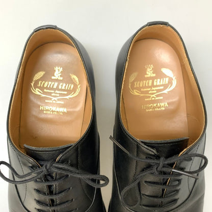 スコッチグレイン ストレートチップ レザー T0326 百貨店限定モデル メンズ ブラック サイズ25 SCOTCH GRAIN 約25.0cm【AFD12】