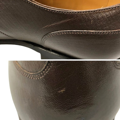 ティーエルビー マヨルカ レザーシューズ Uチップ グレインレザー ブラウン メンズ サイズ6 TLB mallorca マヨルカ 約24.5cm【AFC41】