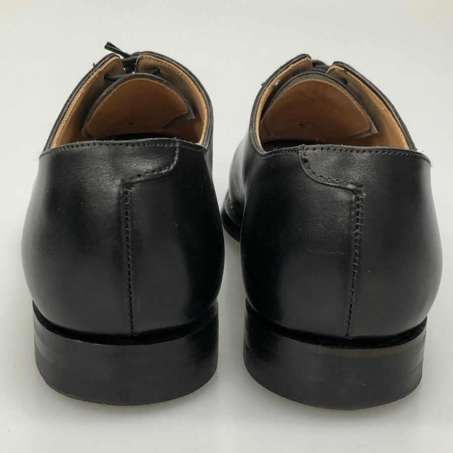 クロケット&ジョーンズ レザーシューズ ALEX プレーントゥ サイズ8 メンズ ブラック CROCKETT&JONES ビジネスシューズ 約26.5cm【LA】【中古】
