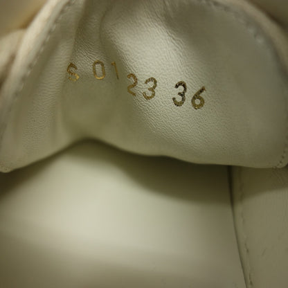 状况良好 ◆ Christian Dior 系带运动鞋 WALK'N'DIOR 帆布斜刺绣女式海军蓝 36 DIOR [AFC2] 