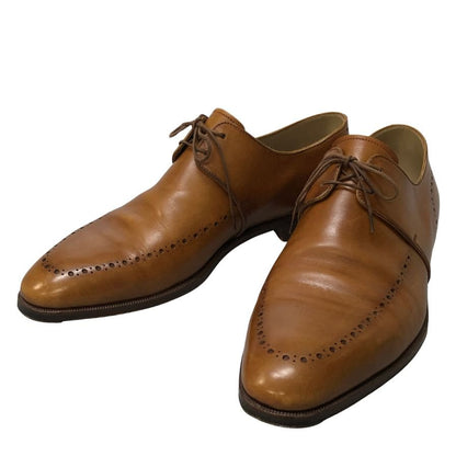 ベルルッティ レザー 内羽根 ドレスシューズ プレーントゥ メンズ サイズ8.5 ブラウン Berluti 約27.5cm【PTM3】