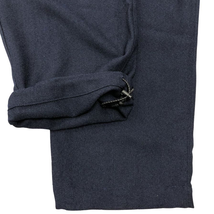 ストライプフォークリエイティブ ワイド テーパード パンツ ポリエステル SFCFW23P03 メンズ サイズXL ネイビー S.F.C 【AFB36】