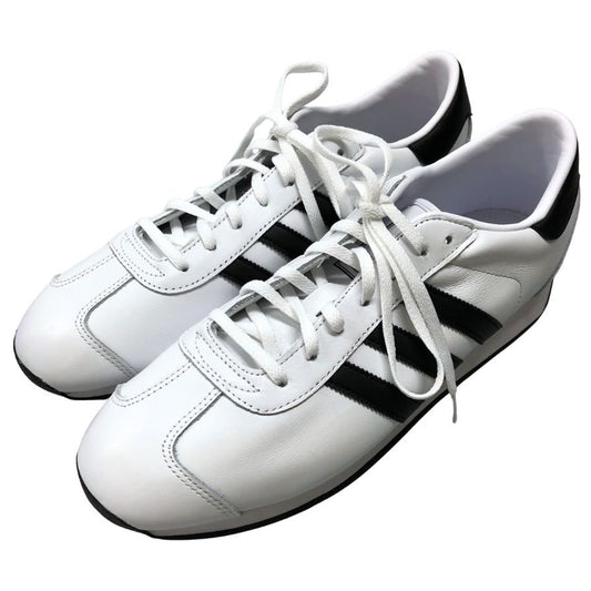 アディダス ローカットスニーカー カントリーⅡ ホワイト×ブラック メンズ サイズ28.5 ADIDAS COUNTRYⅡ 約28.5cm【AFD12】