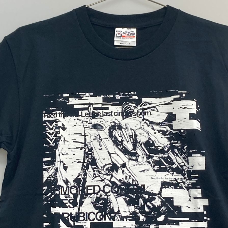 新品同様◆アーマードコアVI Tシャツ コンサート限定 コットン ブラック メンズ サイズM ARMORED CORE VI 【AFB9】