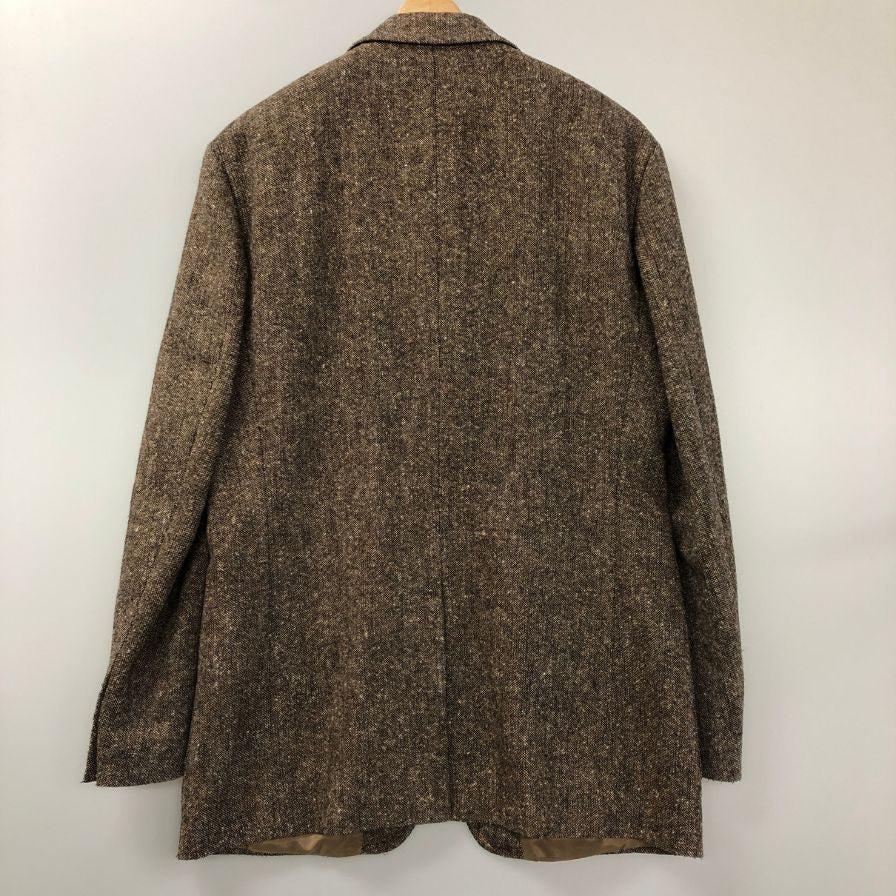 中古◆ヒューゴボス ツイードジャケット メンズ ブラウン系 サイズ48 HUGO BOSS 【AFA15】