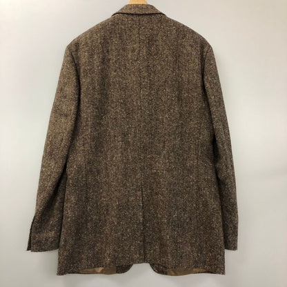 中古◆ヒューゴボス ツイードジャケット メンズ ブラウン系 サイズ48 HUGO BOSS 【AFA15】