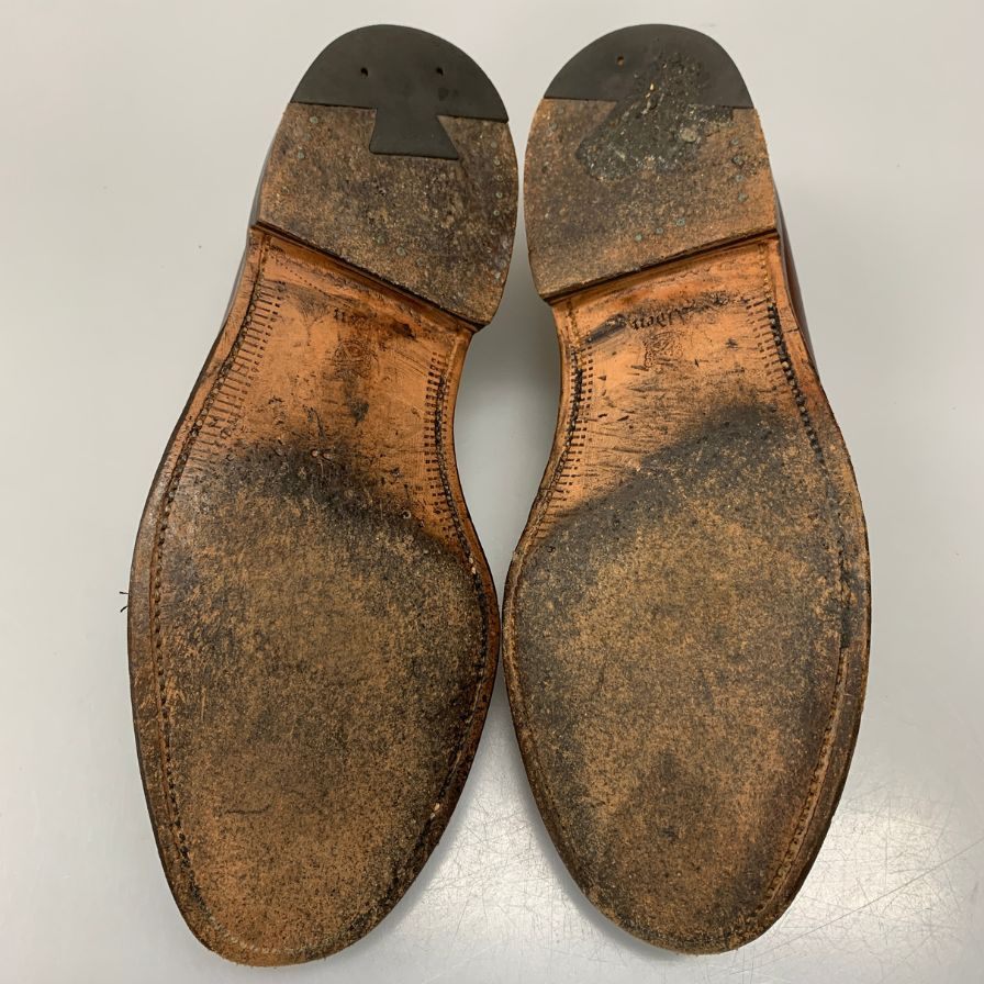 オールデン ユナイテッドアローズ コインローファー レザー 別注 ブラウン メンズ サイズ6 Alden UNITED ARROWS ローファー 約24.0cm【LA】【中古】