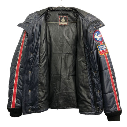 美品◆ヒステリックグラマー 中綿ジャケット ワッペン ブラック メンズ サイズM HYSTERIC GLAMOUR 【AFA20】