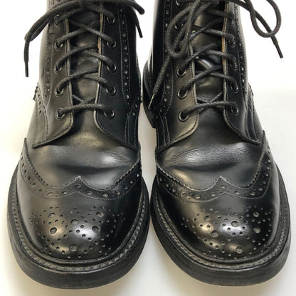 トリッカーズ M2508 ブーツ カーフ ブラック メンズ サイズ7.5 Tricker's ブーツ 約25.5cm【LA】【中古】
