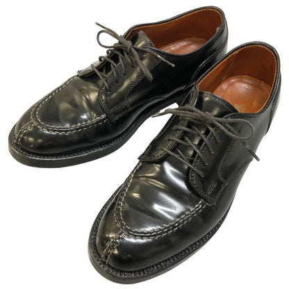 オールデン レザーシューズ 2451 Uチップ コードバン メンズ 5ハーフ 黒 Alden ビジネスシューズ 約23.5cm【LA】【中古】