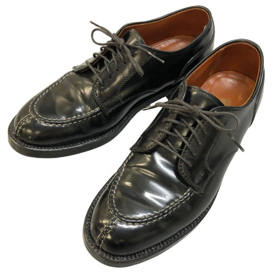 オールデン レザーシューズ 2451 Uチップ コードバン メンズ 5ハーフ 黒 Alden ビジネスシューズ 約23.5cm【LA】【中古】