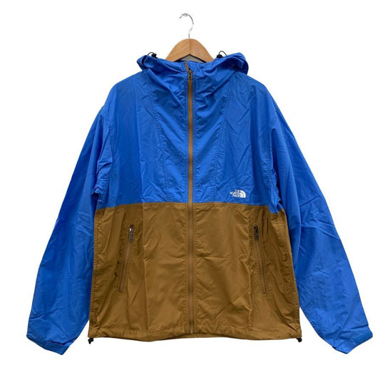 極美品◆ザ ノースフェイス コンパクトジャケット NP72230 ブルー×ブラウン サイズXXL THE NORTH FACE 【AFB14】