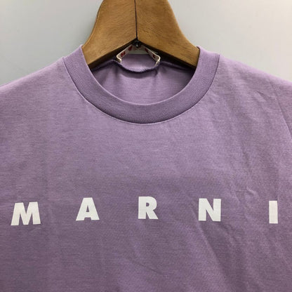 美品◆マルニ フォント ロゴ Tシャツ キッズ パープル サイズ12 MARNI 【AFB19】